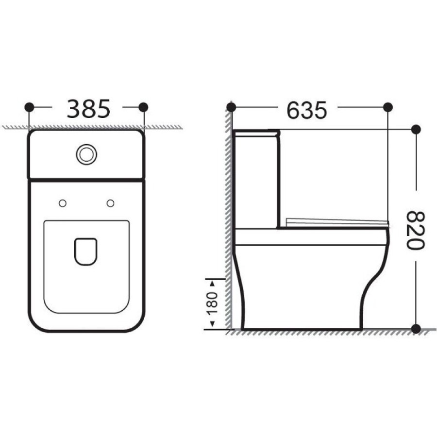 Унитаз-компакт безободковый Aquanet Elegant C1 LX-2914 243546, Elegant C1/273787, крышка микролифт, цвет белый