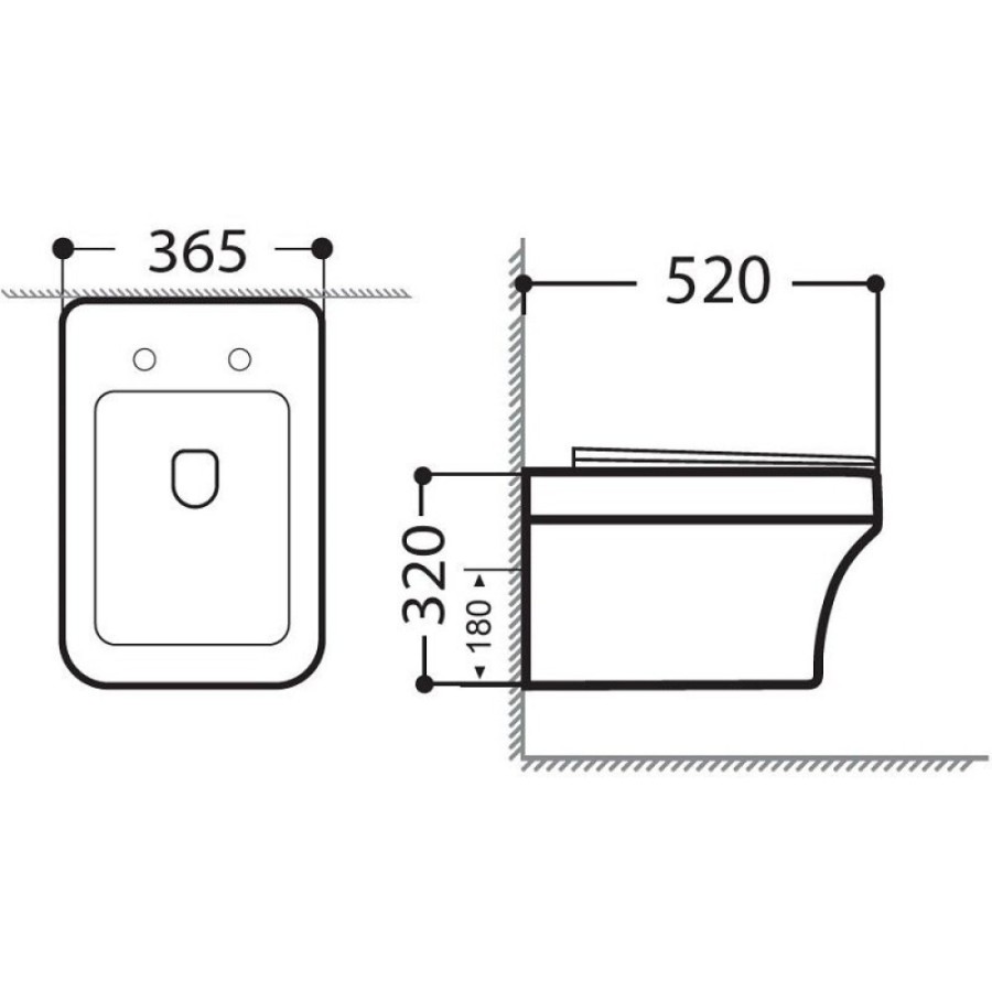 Подвесной безободковый унитаз Aquanet Elegant W 280960, крышка микролифт, цвет белый