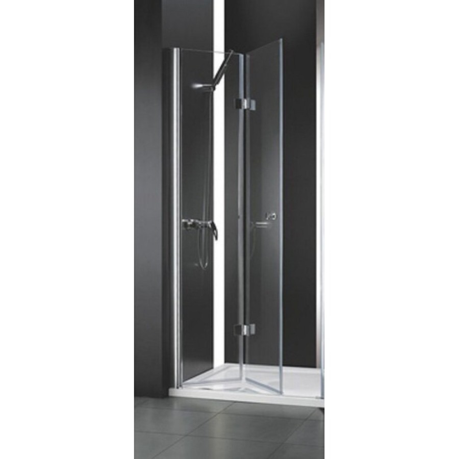 Душевая дверь Cezares Elena-W-40/40-C-Cr, 80 см, стекло прозрачное, профиль хром