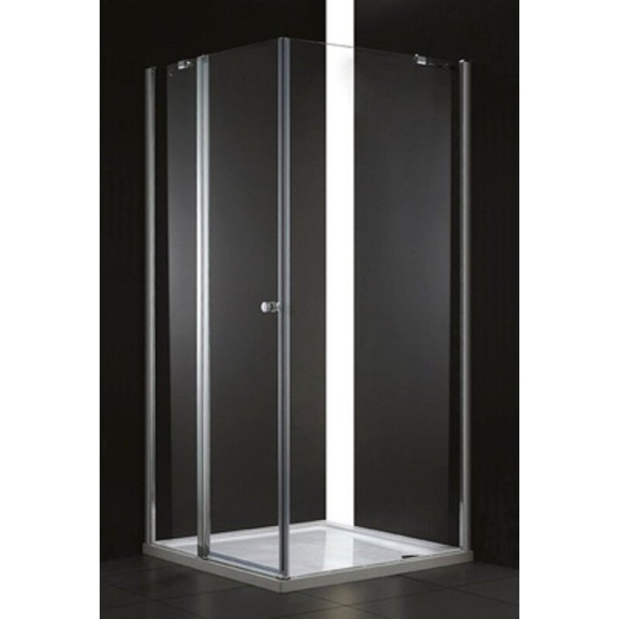 Душевая дверь Cezares Elena-W-40/40-C-Cr, 80 см, стекло прозрачное, профиль хром