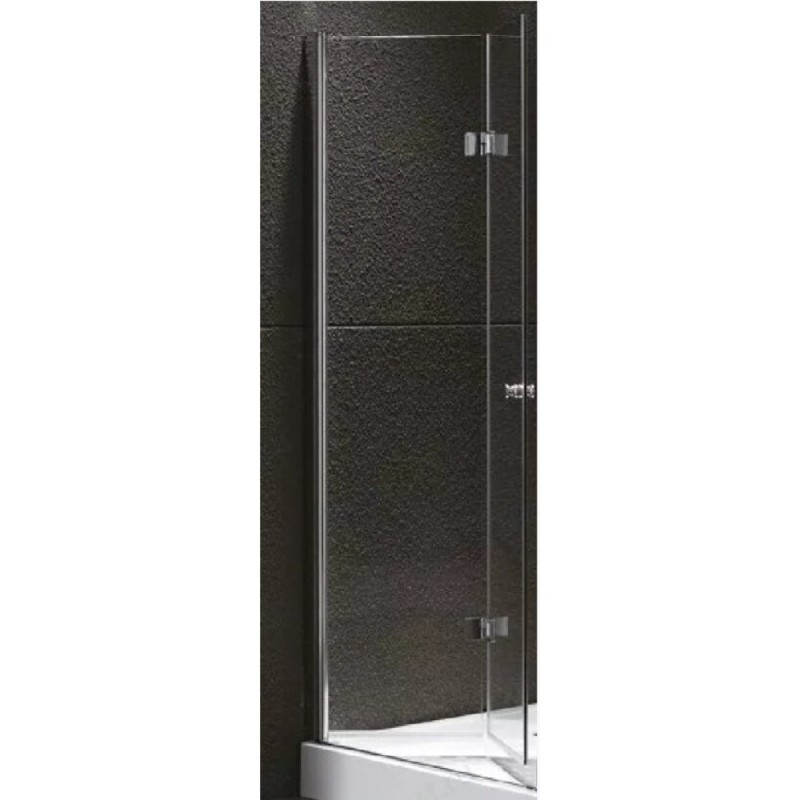 Душевая дверь Cezares Elena-W-45/45-C-Cr, 90 см, стекло прозрачное, профиль хром