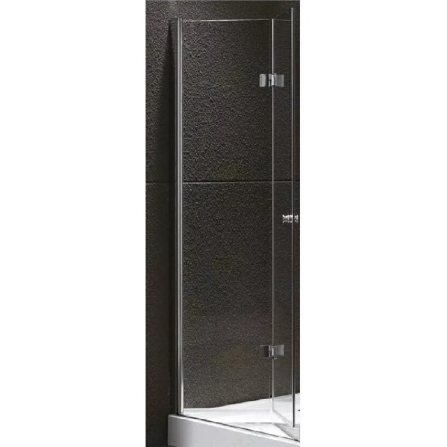 Душевая дверь Cezares Elena-W-45/45-C-Cr, 90 см, стекло прозрачное, профиль хром