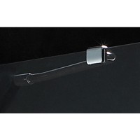 Душевая дверь Cezares Elena 165 см, стекло прозрачное, профиль хром, ELENA-W-B-11-100+70-C-Cr