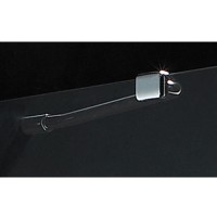 Душевая дверь Cezares Elena 180 см, стекло прозрачное, профиль хром, ELENA-W-B-22-180-C-Cr