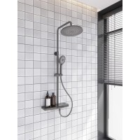 Душевая система Veconi Enna, EN-200-GR-C4, графит