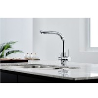 Смеситель Paulmark Essen Es213011-CR, для кухонной мойки под фильтр, цвет хром глянцевый
