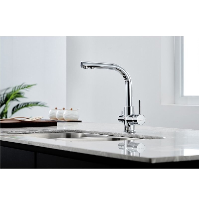 Смеситель Paulmark Essen Es213011-CR, для кухонной мойки под фильтр, цвет хром глянцевый