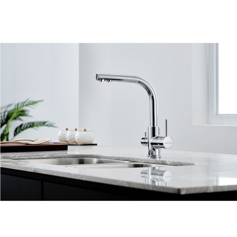 Смеситель Paulmark Essen Es213011-CR, для кухонной мойки под фильтр, цвет хром глянцевый