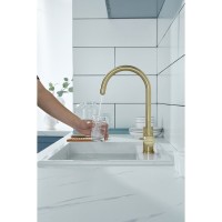 Смеситель Paulmark Essen Es213211-BR для кухонной мойки, с подключением к фильтру, бронза