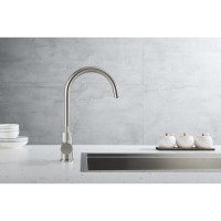 Смеситель Paulmark Essen Es213211-BS для кухонной мойки, с подключением к фильтру, брашированная сталь
