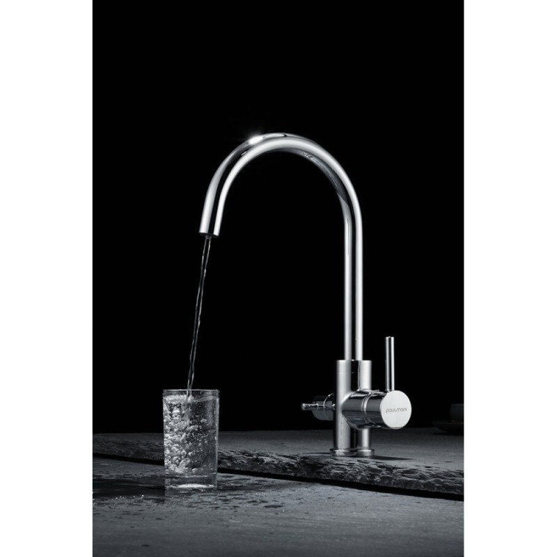 Смеситель Paulmark Essen Es213211-CR для кухонной мойки, с подключением к фильтру, хром