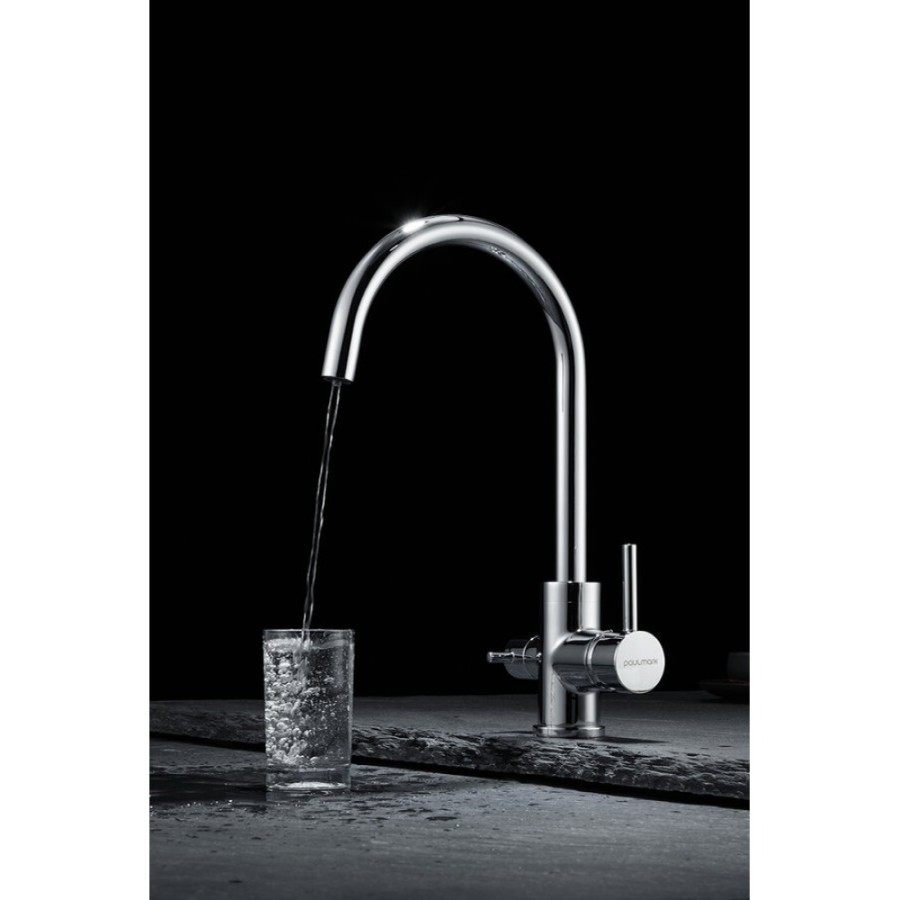 Смеситель Paulmark Essen Es213211-CR для кухонной мойки, с подключением к фильтру, хром