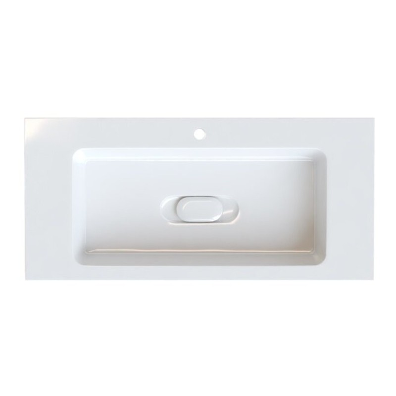 Тумба с раковиной Iddis Esper 100 см подвесная, 1 ящик, белый, ESP10W0i95K