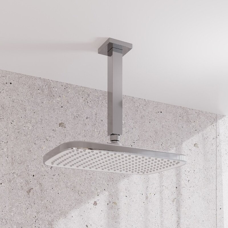 Верхний душ Iddis Esper ESP25CSi64, 30 х 20 см, цвет хром/белый