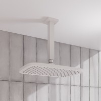 Верхний душ Iddis Esper ESP25WSi64, 30 х 20 см, цвет белый матовый