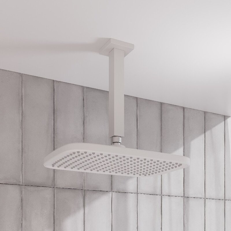 Верхний душ Iddis Esper ESP25WSi64, 30 х 20 см, цвет белый матовый