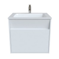 Тумба под раковину Iddis Esper 60 см подвесная, 1 ящик, белый, ESP60W0i95