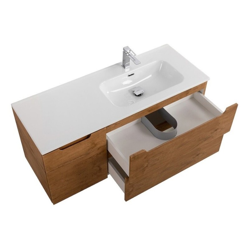 Тумба под раковину BelBagno Etna-1000-2C-1A-SO-RN-R, 100 см, подвесная, Rovere Nature, правая