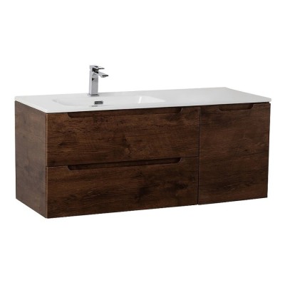 Тумба под раковину BelBagno Etna-1200-2C-1A-SO-RW-L, 120 см, подвесная, Rovere Moro, левая