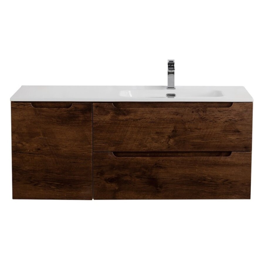 Тумба под раковину BelBagno Etna-1200-2C-1A-SO-RW-R, 120 см, подвесная, Rovere Moro, правая