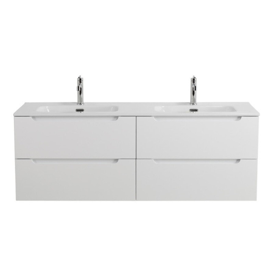 Тумба под раковину BelBagno ETNA-1200-4C-SO-2-BL, 120 см, подвесная, цвет Bianco Lucido