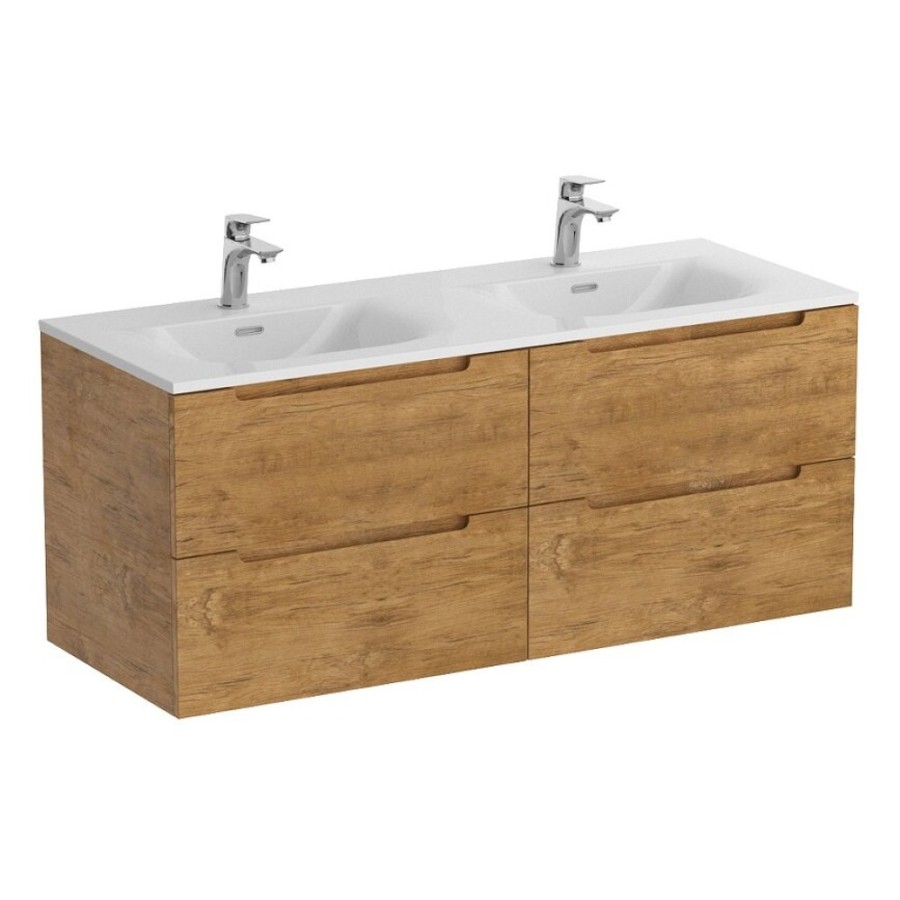 Тумба под раковину BelBagno Etna-1200-4C-SO-2-RN, 120 см, подвесная, Rovere Nature