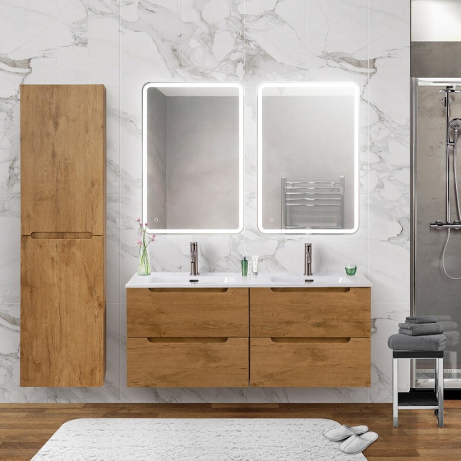 Тумба под раковину BelBagno Etna-1200-4C-SO-2-RN, 120 см, подвесная, Rovere Nature