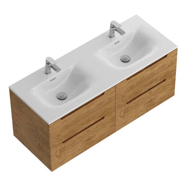 Тумба под раковину BelBagno Etna-1200-4C-SO-2-RN, 120 см, подвесная, Rovere Nature