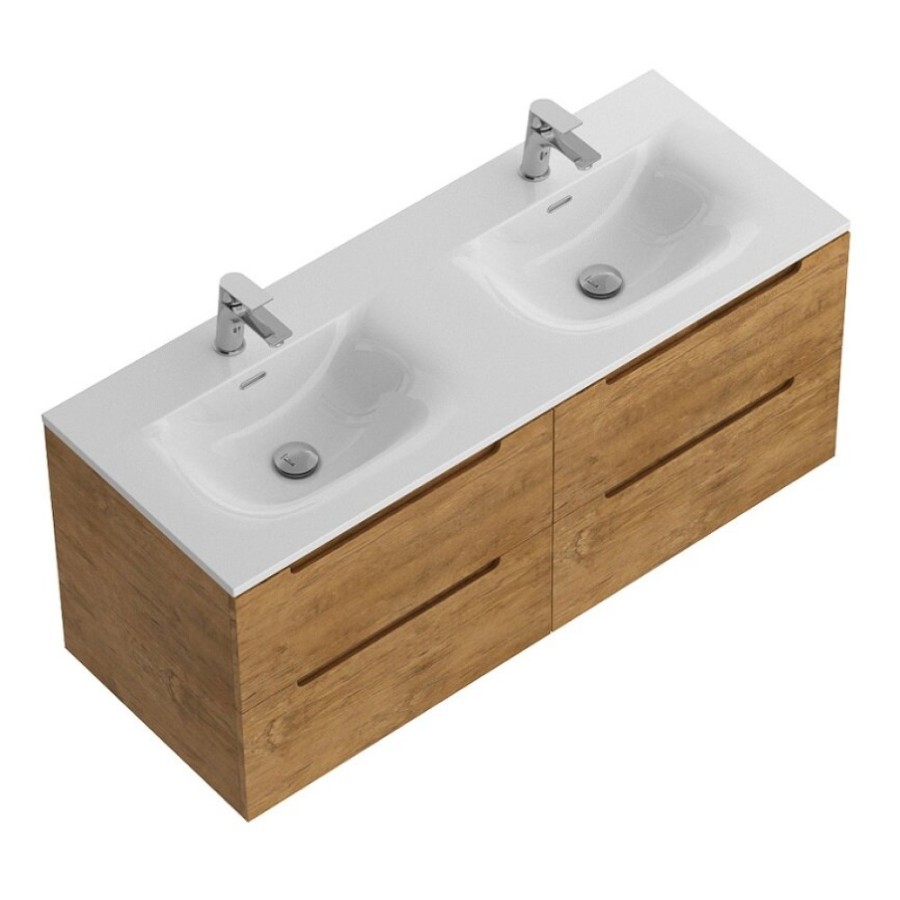 Тумба под раковину BelBagno Etna-1200-4C-SO-2-RN, 120 см, подвесная, Rovere Nature