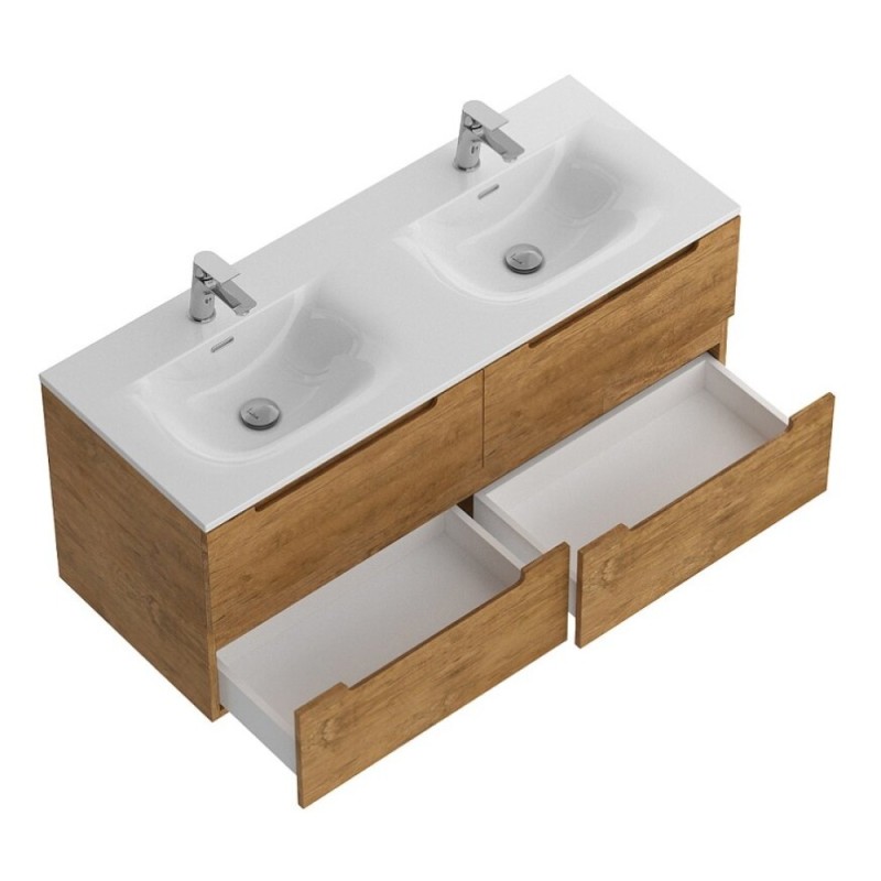 Тумба под раковину BelBagno Etna-1200-4C-SO-2-RN, 120 см, подвесная, Rovere Nature