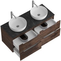 Тумба под раковину BelBagno Etna-1200-4C-SO-2-RW, 120 см, подвесная, Rovere Moro