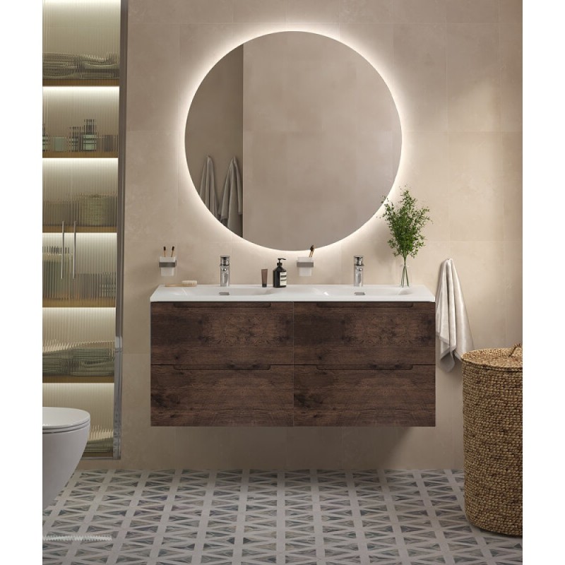 Тумба под раковину BelBagno Etna-1200-4C-SO-2-RW, 120 см, подвесная, Rovere Moro