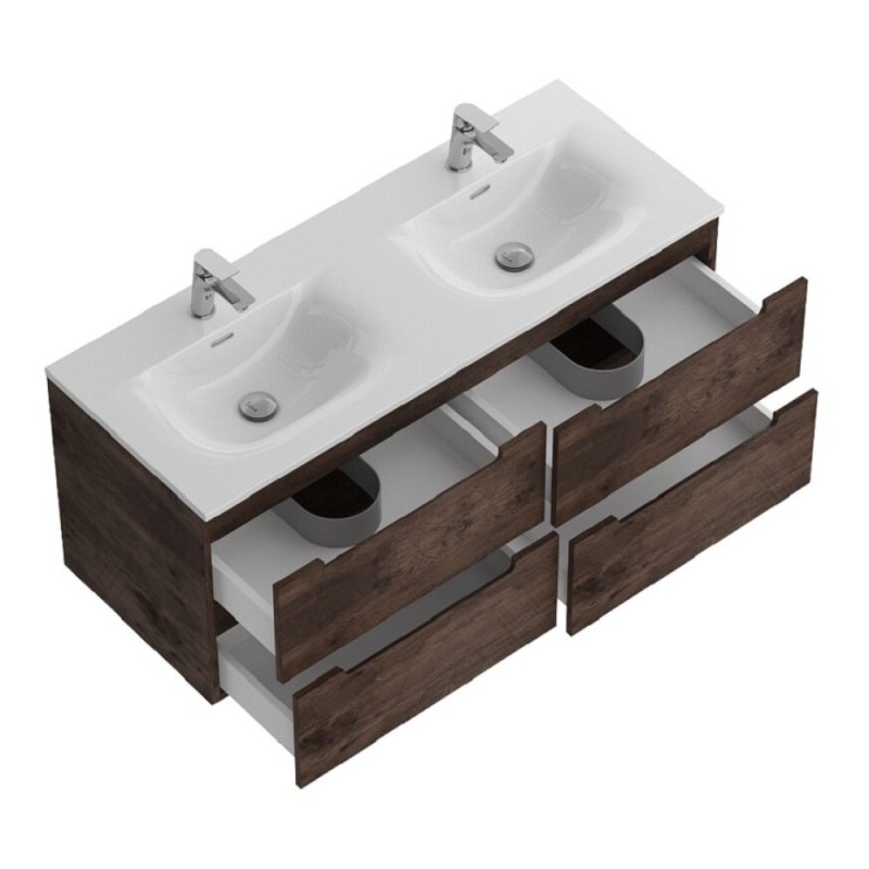 Тумба под раковину BelBagno Etna-1200-4C-SO-2-RW, 120 см, подвесная, Rovere Moro