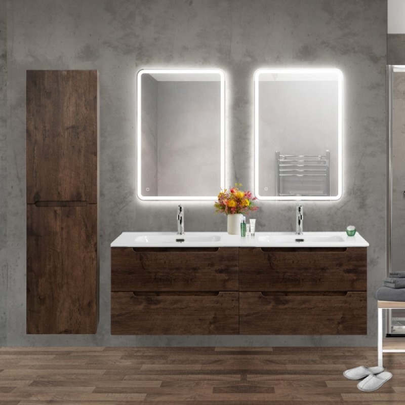 Тумба под раковину BelBagno Etna-1200-4C-SO-2-RW, 120 см, подвесная, Rovere Moro