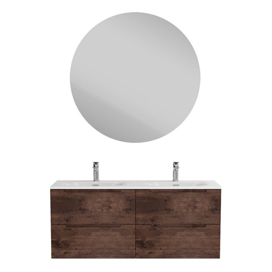 Тумба под раковину BelBagno Etna-1200-4C-SO-2-RW, 120 см, подвесная, Rovere Moro
