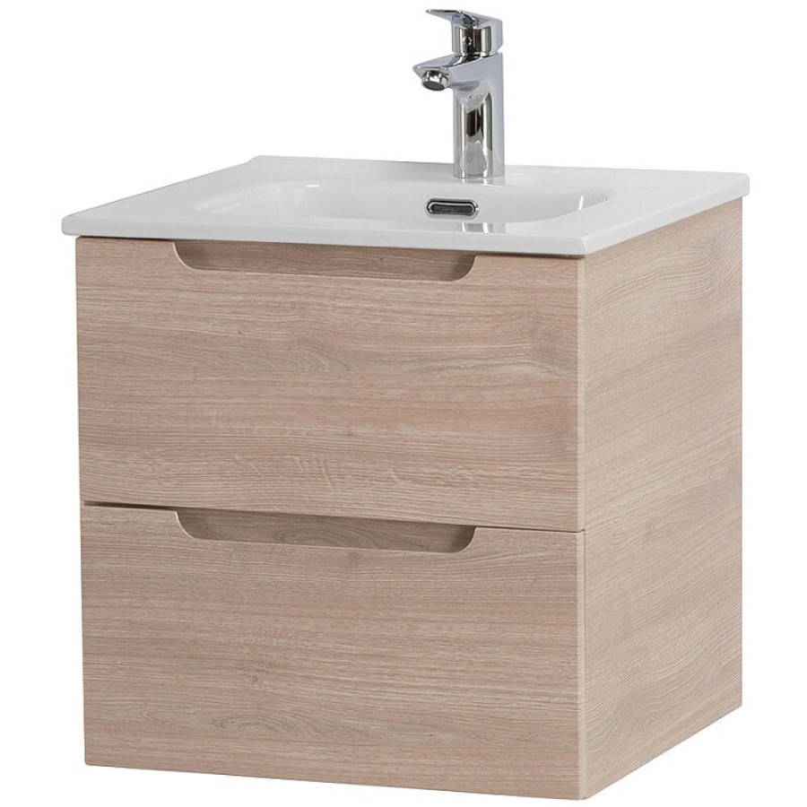 Тумба под раковину BelBagno Etna-500-2C-SO-RG, 50 см, подвесная, Rovere Grigio