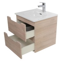 Тумба под раковину BelBagno Etna-500-2C-SO-RG, 50 см, подвесная, Rovere Grigio