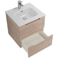 Тумба под раковину BelBagno Etna-500-2C-SO-RG, 50 см, подвесная, Rovere Grigio