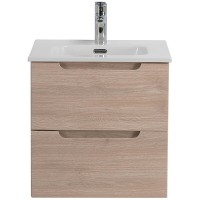 Тумба под раковину BelBagno Etna-500-2C-SO-RG, 50 см, подвесная, Rovere Grigio