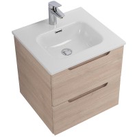 Тумба под раковину BelBagno Etna-500-2C-SO-RG, 50 см, подвесная, Rovere Grigio