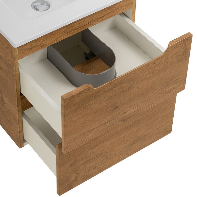 Тумба под раковину BelBagno Etna-500-2C-SO-RN, 50 см, подвесная, Rovere Nature