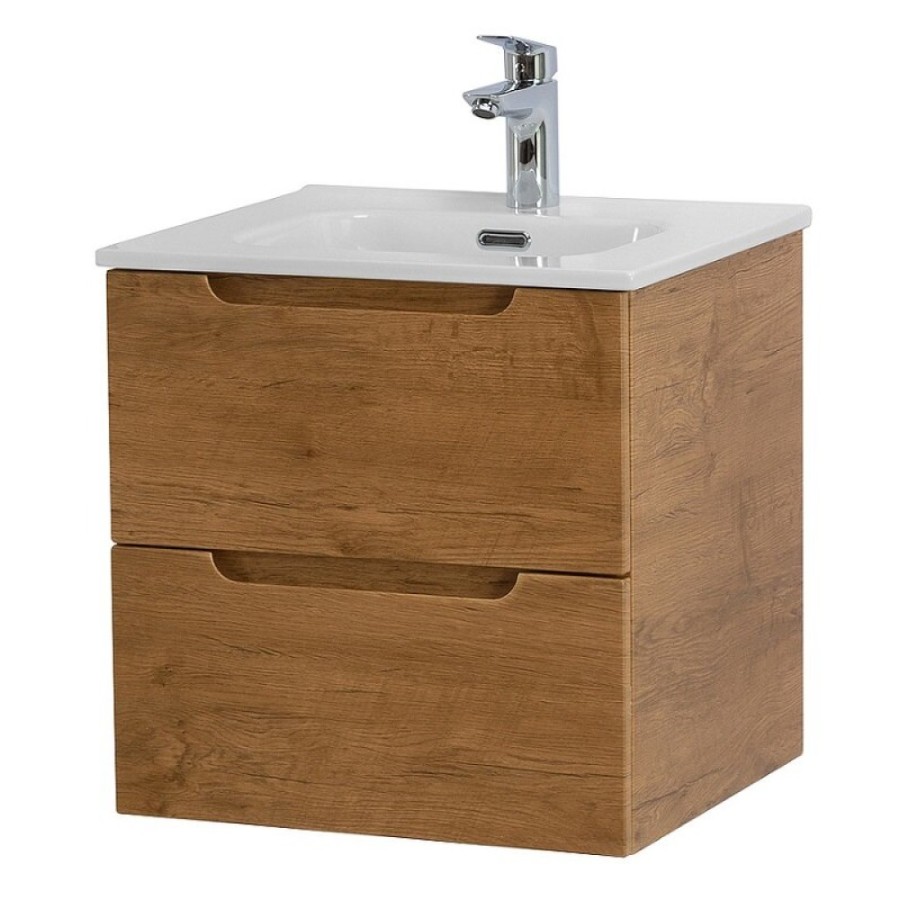 Тумба под раковину BelBagno Etna-500-2C-SO-RN, 50 см, подвесная, Rovere Nature