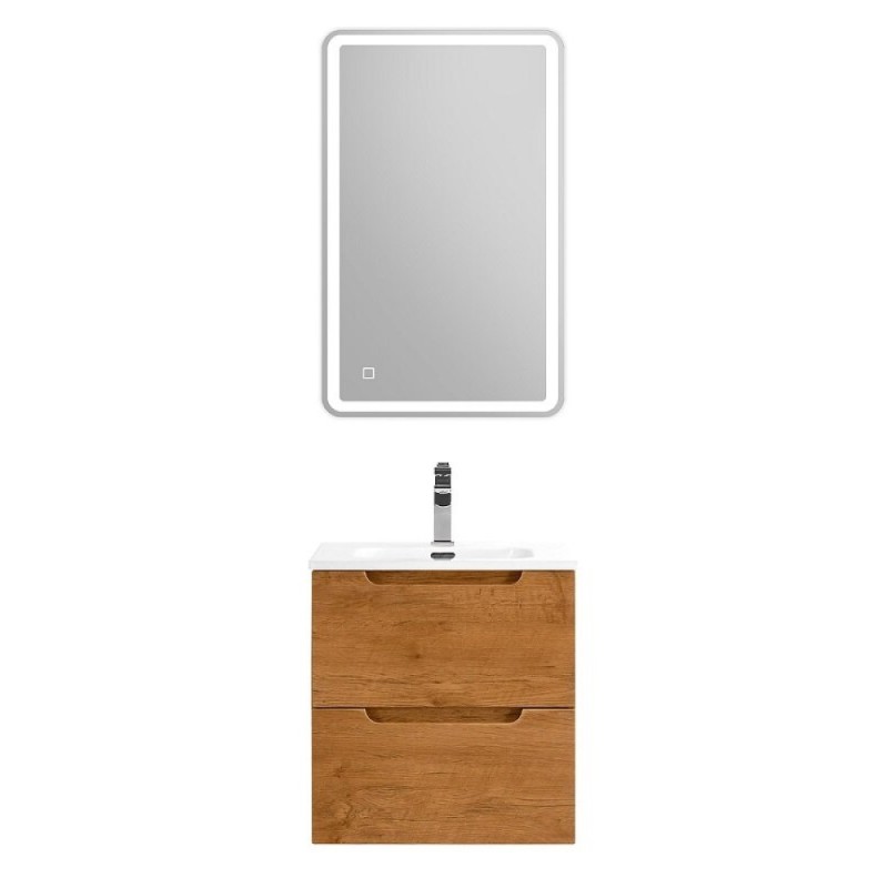 Тумба под раковину BelBagno Etna-500-2C-SO-RN, 50 см, подвесная, Rovere Nature