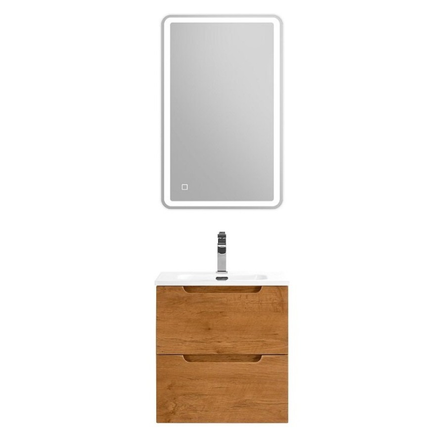 Тумба под раковину BelBagno Etna-500-2C-SO-RN, 50 см, подвесная, Rovere Nature