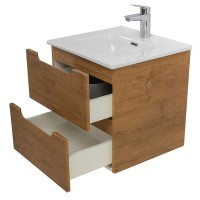 Тумба под раковину BelBagno Etna-500-2C-SO-RN, 50 см, подвесная, Rovere Nature
