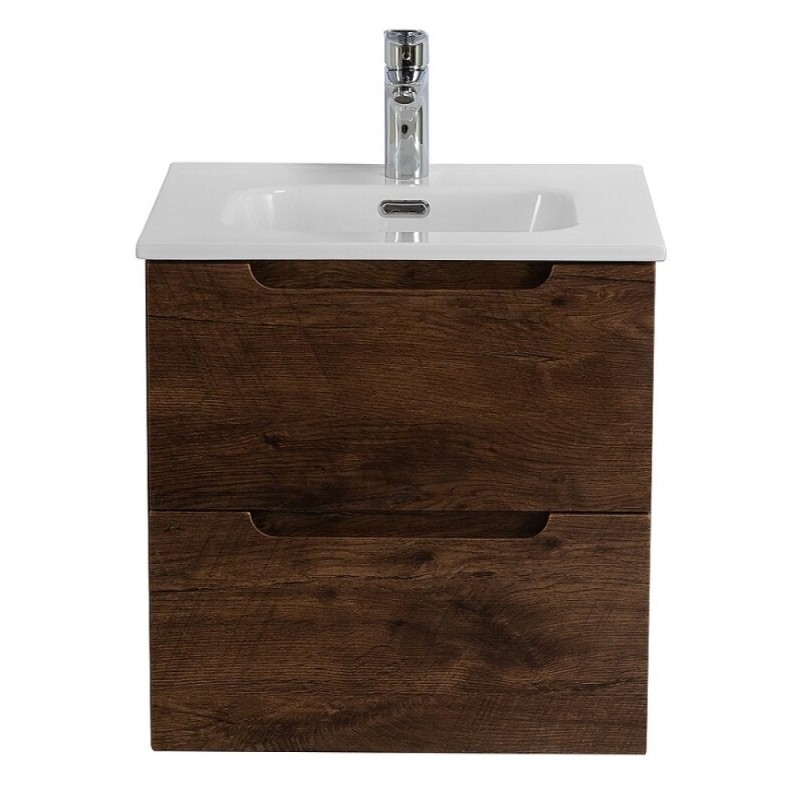 Тумба под раковину BelBagno Etna-500-2C-SO-RW, 50 см, подвесная, Rovere Moro