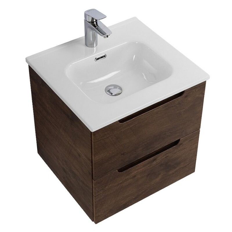 Тумба под раковину BelBagno Etna-500-2C-SO-RW, 50 см, подвесная, Rovere Moro