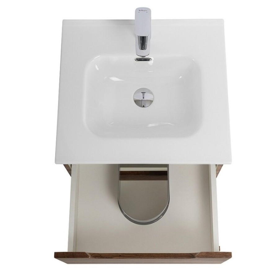 Тумба под раковину BelBagno Etna-500-2C-SO-RW, 50 см, подвесная, Rovere Moro