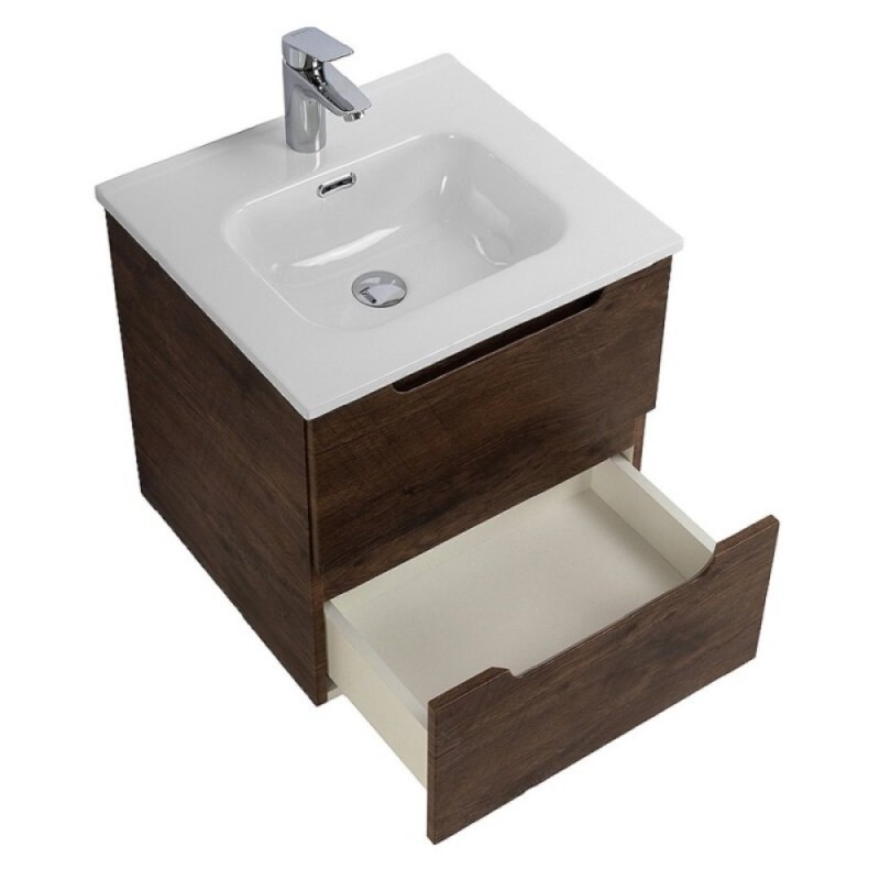 Тумба под раковину BelBagno Etna-500-2C-SO-RW, 50 см, подвесная, Rovere Moro