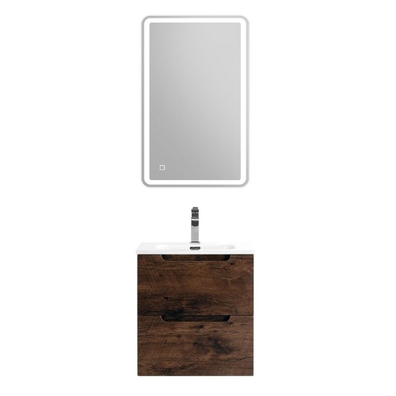 Тумба под раковину BelBagno Etna-500-2C-SO-RW, 50 см, подвесная, Rovere Moro